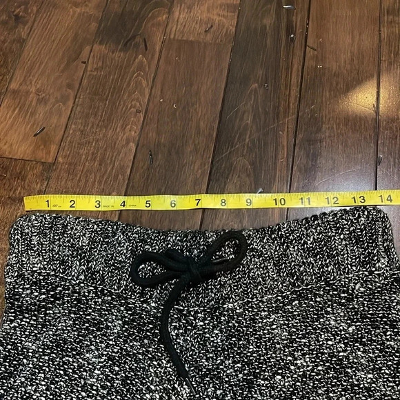 Storm & Marie knit lounge shorts Drawstring Black & white Loungewear Size S - Picture 5 of 9